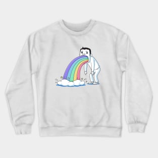 Puking Rainbows Crewneck Sweatshirt